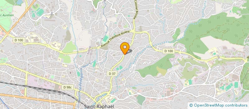 localisation de l'entreprise GIVEWIN à SAINT-RAPHAEL