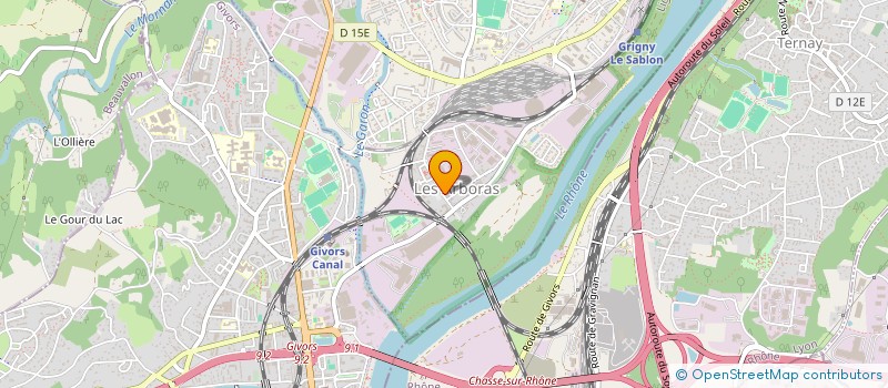 localisation de l'entreprise GIVFIBR  GRIGNY