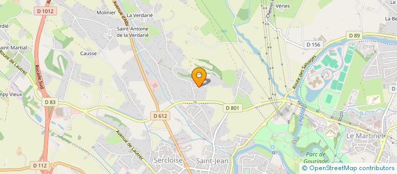 localisation de l'entreprise GIVI  CASTRES