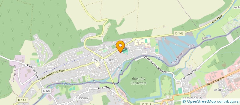 localisation de l'entreprise GIVIKA  EZY-SUR-EURE