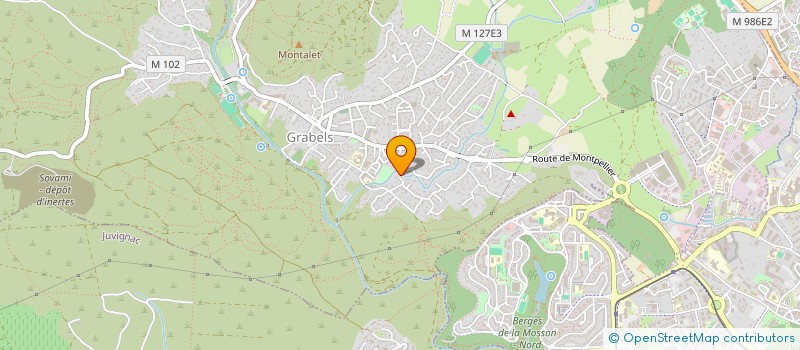 localisation de l'entreprise GIVIO  GRABELS