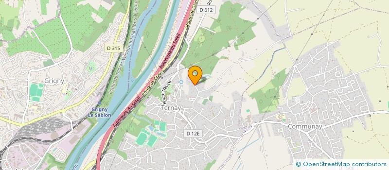 localisation de l'entreprise GIVORS SIEGES  TERNAY