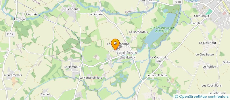 localisation de l'entreprise GIVRI  SAINT-ANDRE-DES-EAUX