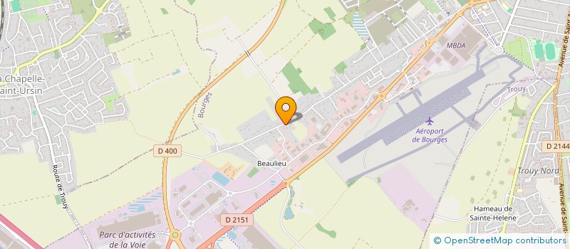 localisation de l'entreprise GIVRY  BOURGES