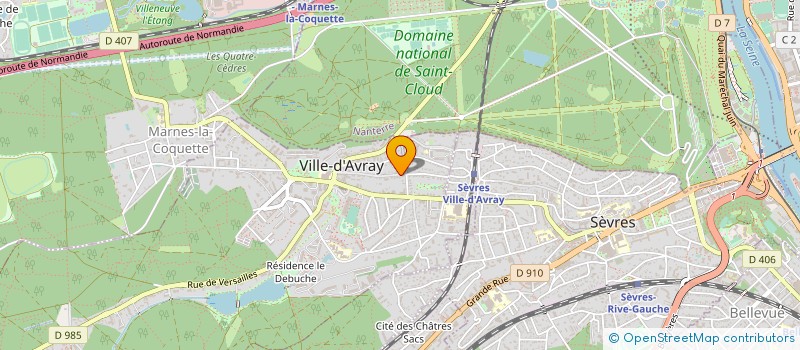 localisation de l'entreprise GIVRY & KERANGAL  VILLE-D'AVRAY