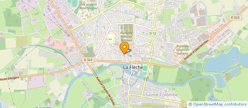 localisation de l'entreprise GIVTOU  LA FLECHE