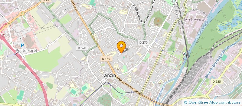 localisation de l'entreprise GIVUSEP  ANZIN