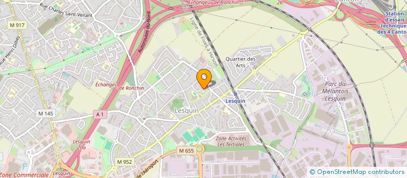 localisation de l'entreprise GIWIL - HABITAT à LESQUIN