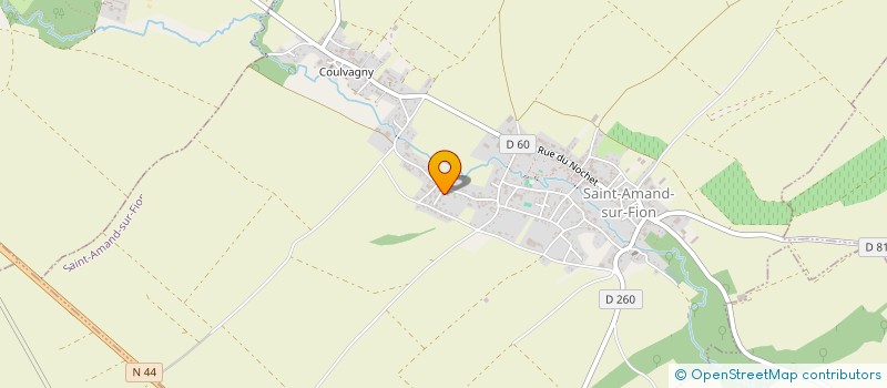 localisation de l'entreprise GIYOVI.FRAIS à SAINT-AMAND-SUR-FION