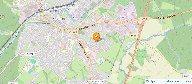 localisation de l'entreprise GIZ INVEST  SAVERNE