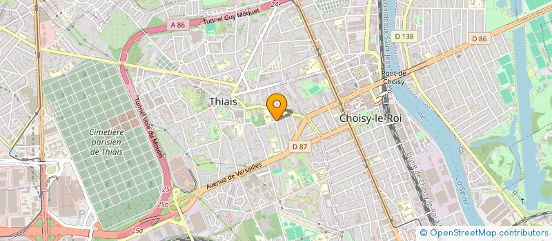 localisation de l'entreprise GIZEM 65 à THIAIS