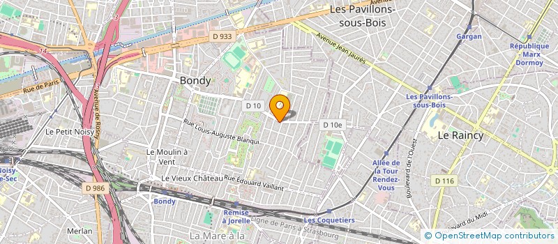 localisation de l'entreprise GIZES à NOISY-LE-SEC