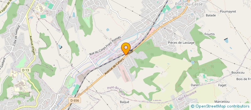 localisation de l'entreprise GIZMO  PONT-DU-CASSE