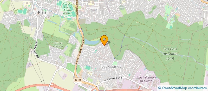 localisation de l'entreprise GIZMOIMMO  PLAISIR