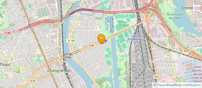 localisation de l'entreprise GIZZI INVEST à CHOISY-LE-ROI