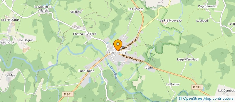 localisation de l'entreprise GJ  PONTARION