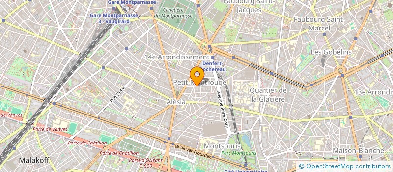 localisation de l'entreprise GJ CONSULT  PARIS