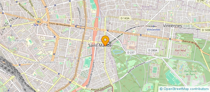 localisation de l'entreprise GJ CONSULTING à SAINT-MANDE