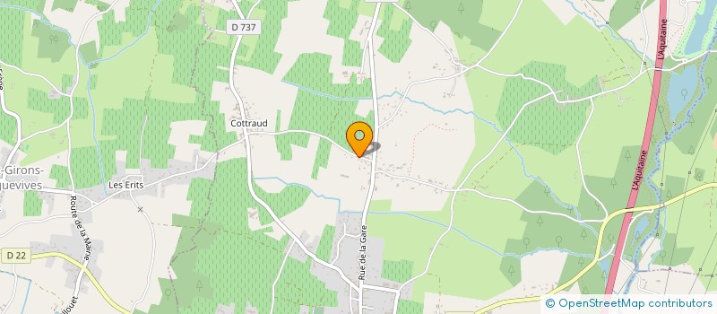 localisation de l'entreprise GJ FINANCES  SAINT-CHRISTOLY-DE-BLAYE