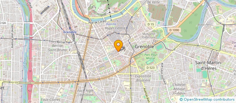 localisation de l'entreprise GJ IMMO  GRENOBLE