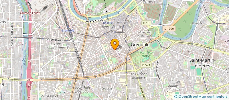 localisation de l'entreprise GJ INVEST à GRENOBLE