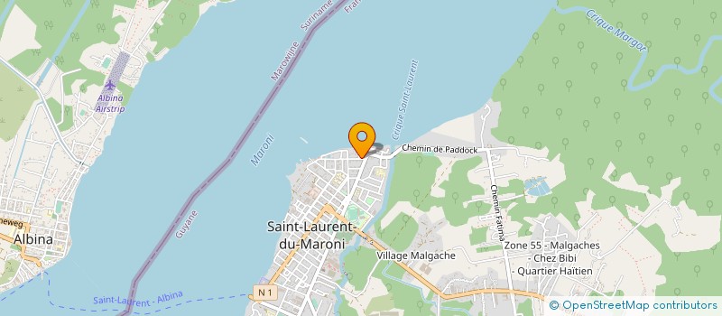 localisation de l'entreprise GJ N'ART à SAINT-LAURENT-DU-MARONI