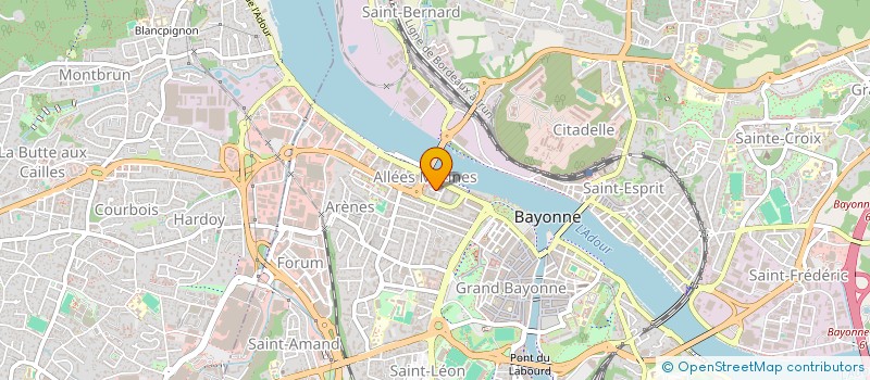 localisation de l'entreprise GJ SALES & ENGINEERING à BAYONNE