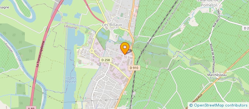 localisation de l'entreprise GJ VINIFY à LIBOURNE