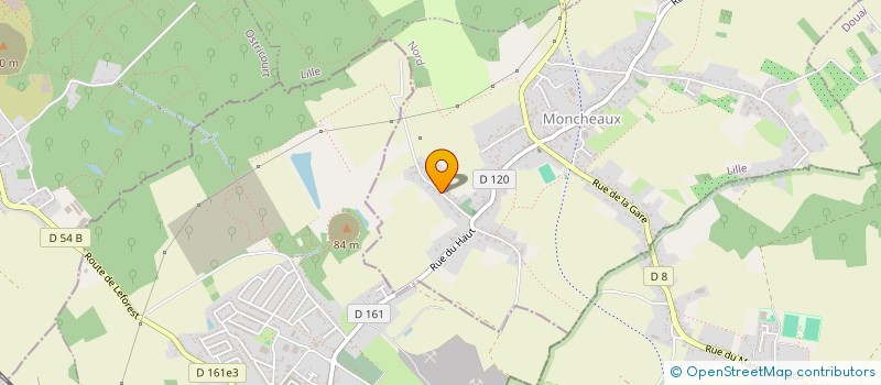 localisation de l'entreprise GJA IMMOBILIER à MONCHEAUX
