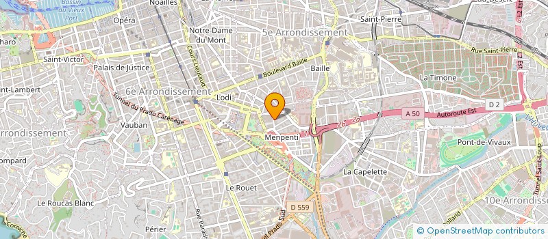 localisation de l'entreprise GJBD IMMO à MARSEILLE