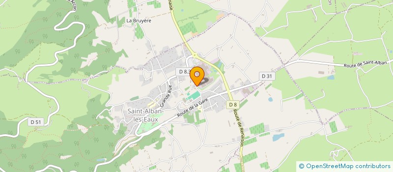 localisation de l'entreprise GJBL  SAINT-ALBAN-LES-EAUX