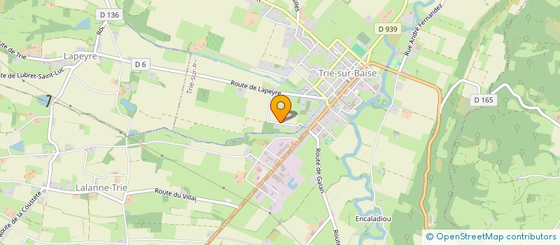 localisation de l'entreprise GJDG1  TRIE-SUR-BAISE