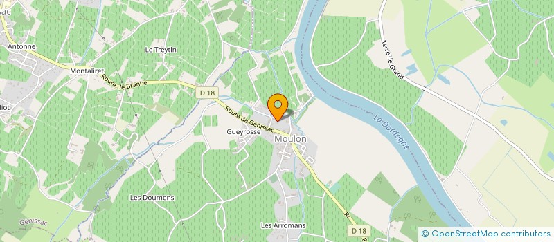 localisation de l'entreprise GJF  MOULON