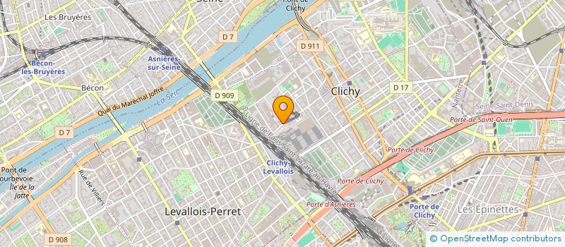localisation de l'entreprise GJG à CLICHY