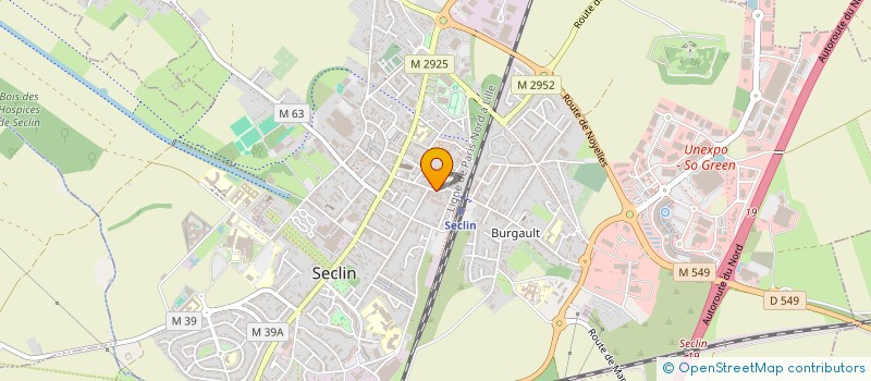 localisation de l'entreprise GJH  SECLIN