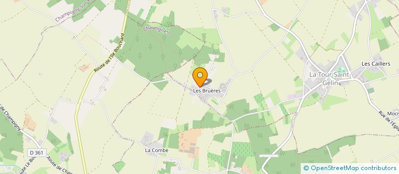 localisation de l'entreprise GJL 37  LA TOUR-SAINT-GELIN