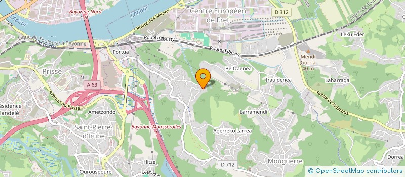 localisation de l'entreprise GJL  MOUGUERRE