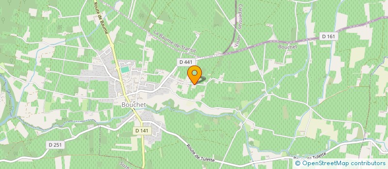 localisation de l'entreprise GJM  BOUCHET