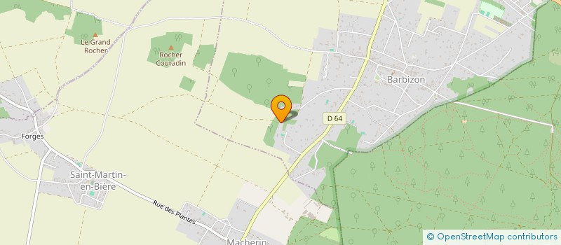 localisation de l'entreprise GJMB  BARBIZON