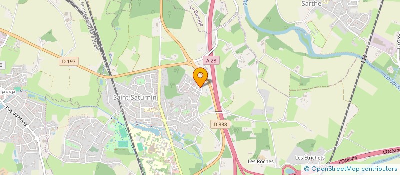 localisation de l'entreprise GJMC 72 à SAINT-SATURNIN