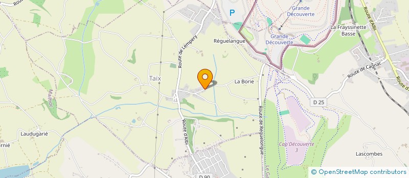 localisation de l'entreprise GJMG  TAIX