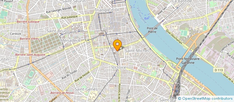 localisation de l'entreprise GJMV à BORDEAUX