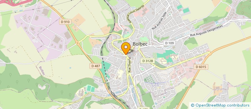 localisation de l'entreprise GJP IMMO  BOLBEC