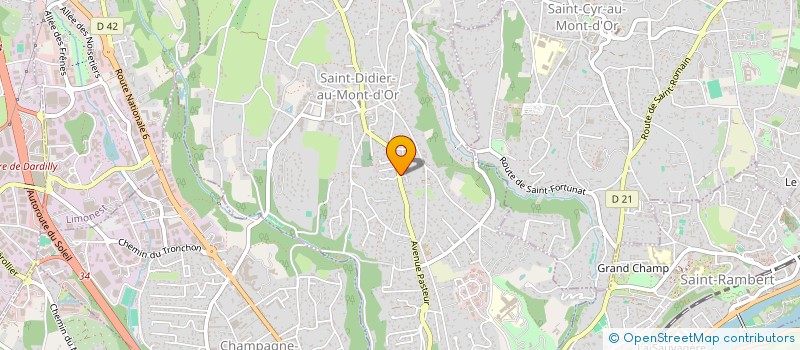 localisation de l'entreprise GJSRD  SAINT-DIDIER-AU-MONT-D'OR