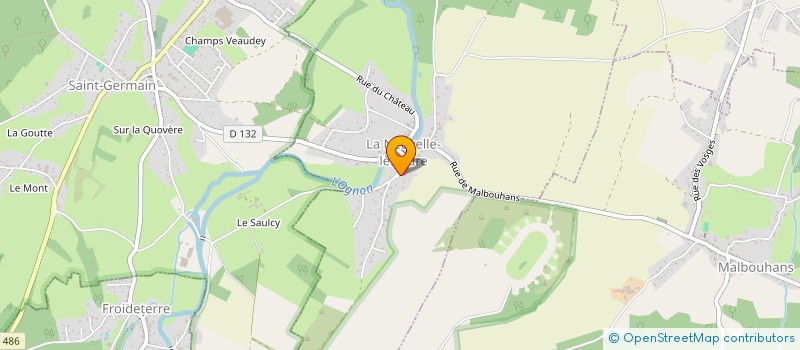 localisation de l'entreprise GJUC 70  QUERS