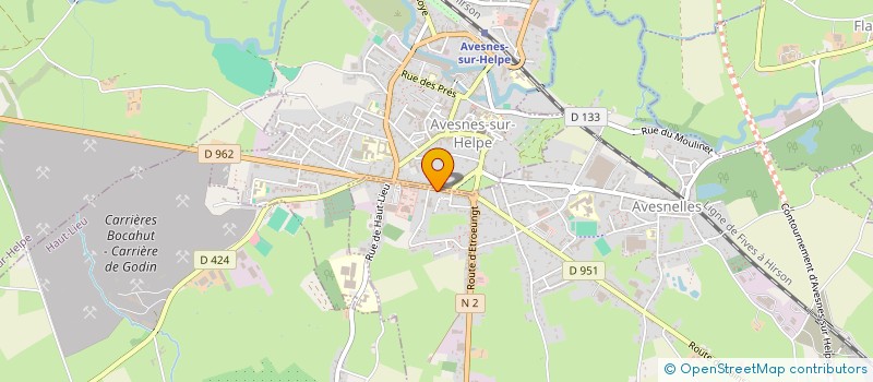 localisation de l'entreprise GJWD  AVESNELLES