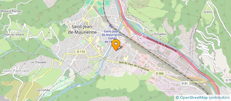 localisation de l'entreprise GK à SAINT-JEAN-DE-MAURIENNE