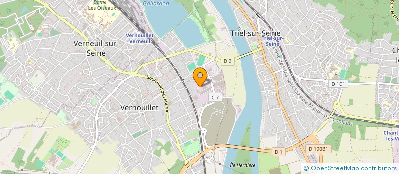 localisation de l'entreprise GK  VERNOUILLET
