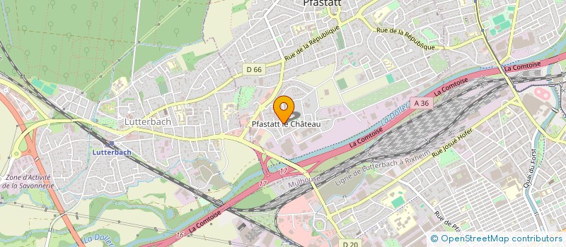 localisation de l'entreprise GK ALSACE  MULHOUSE