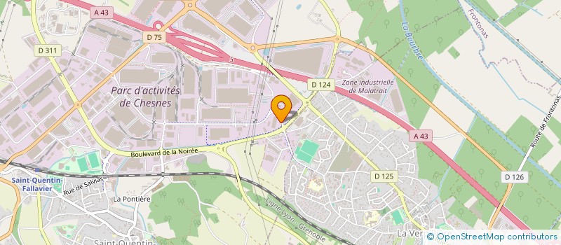 localisation de l'entreprise GK ASSOCIATES  SAINT-QUENTIN-FALLAVIER